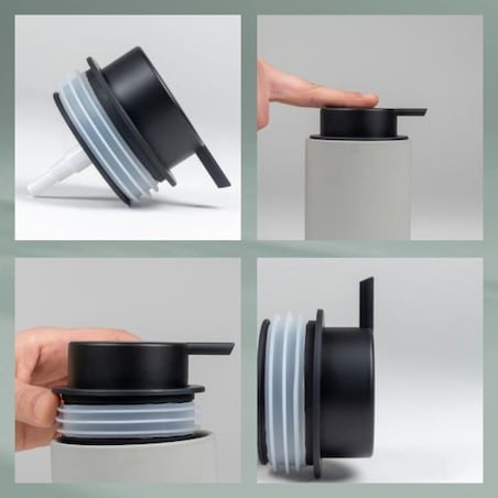 Dozownik do mydła (szary) Sana Kela