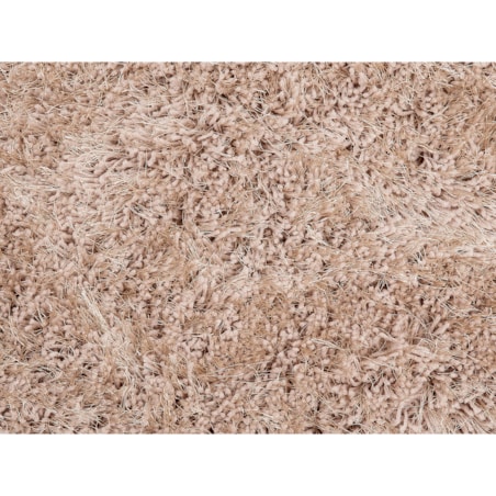 Dywan shaggy okrągły ⌀ 140 cm beżowy CIDE