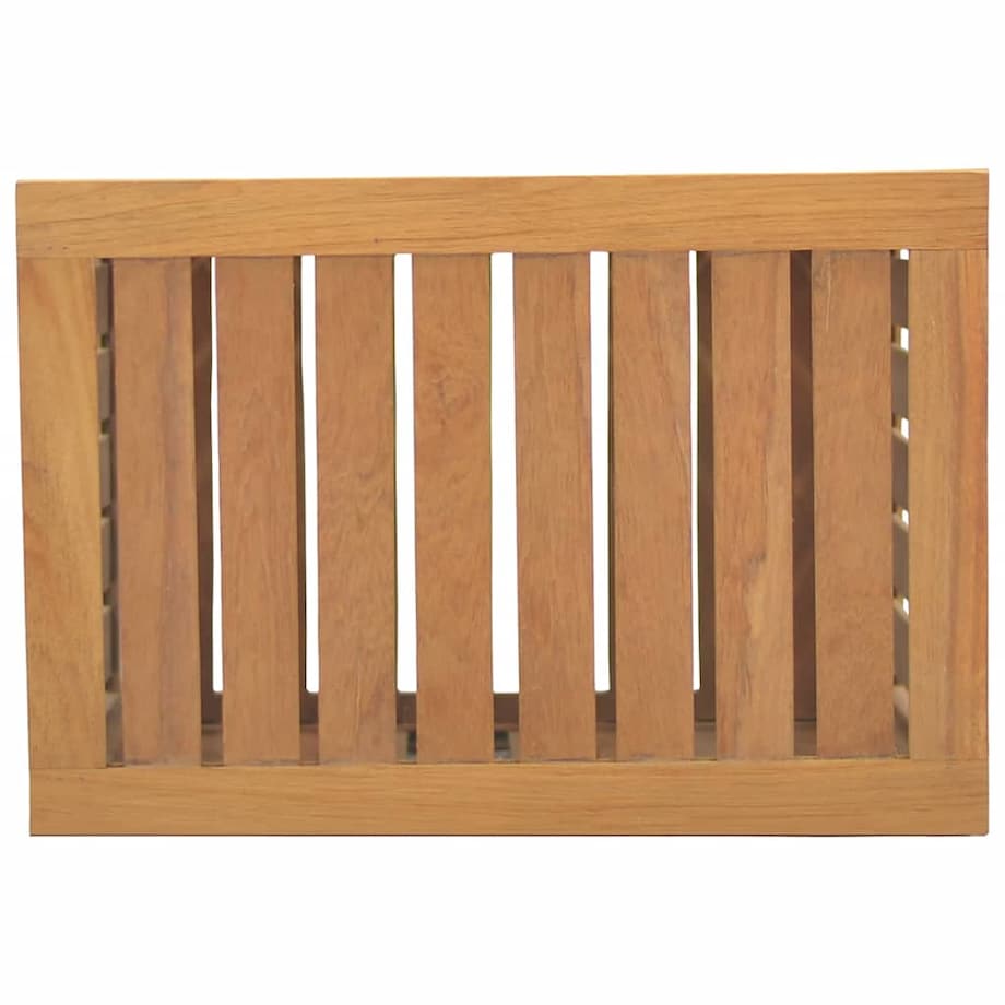 vidaXL Kosz na pranie, 50x35x60 cm, lite drewno tekowe