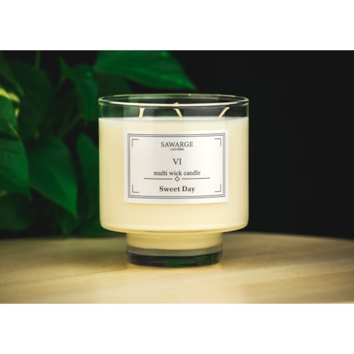 Świeca Zapachowa Sojowa No6 / 50h/Sweet day/ 450g