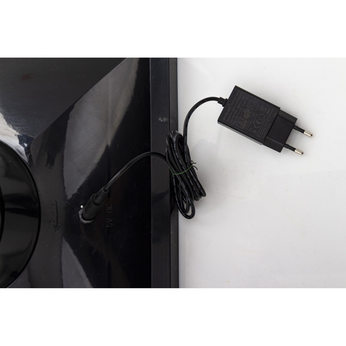 Latarnia świąteczna LED 185x37,5x37,5 cm MAYAK czarna z pozytywką