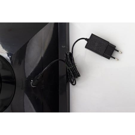 Latarnia świąteczna LED 185x37,5x37,5 cm MAYAK czarna z pozytywką