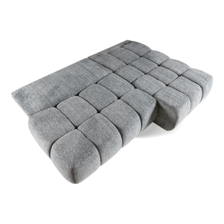 Narożnik Prawostronny ARON bez podłokietników z funkcją spania