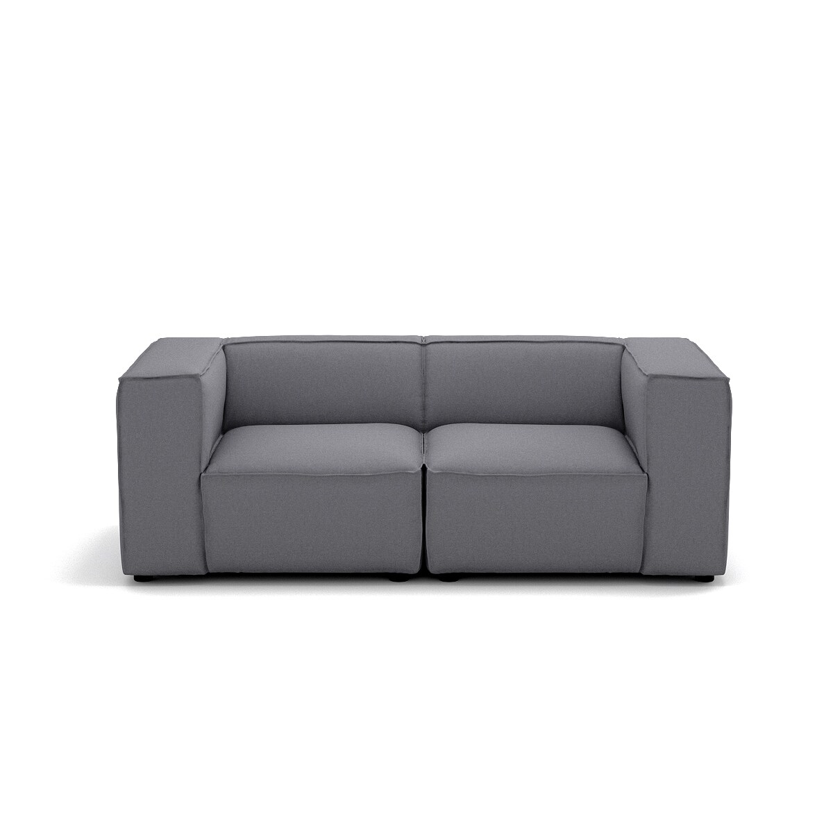 Sofa 3 osobowa Modularis - Szary Welur