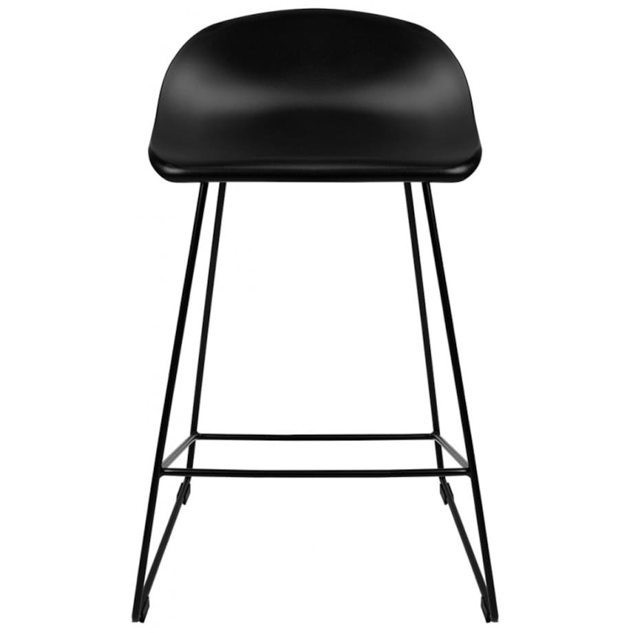 Krzesło kuchenne Rolf PC-148A.76 z podnóżkiem loft czarne