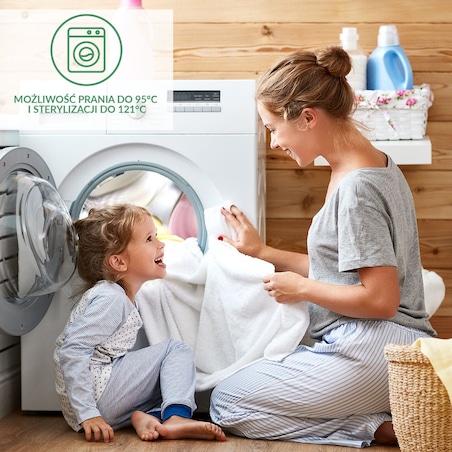 Ochraniacz na materac wodoodporny, rozmiar 70x140 Bonson kolor biały