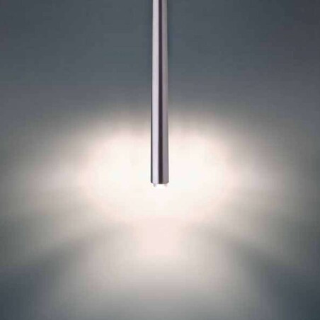 LAMPA wisząca SOPEL 33148 Sigma metalowa OPRAWA zwis tuba srebrna