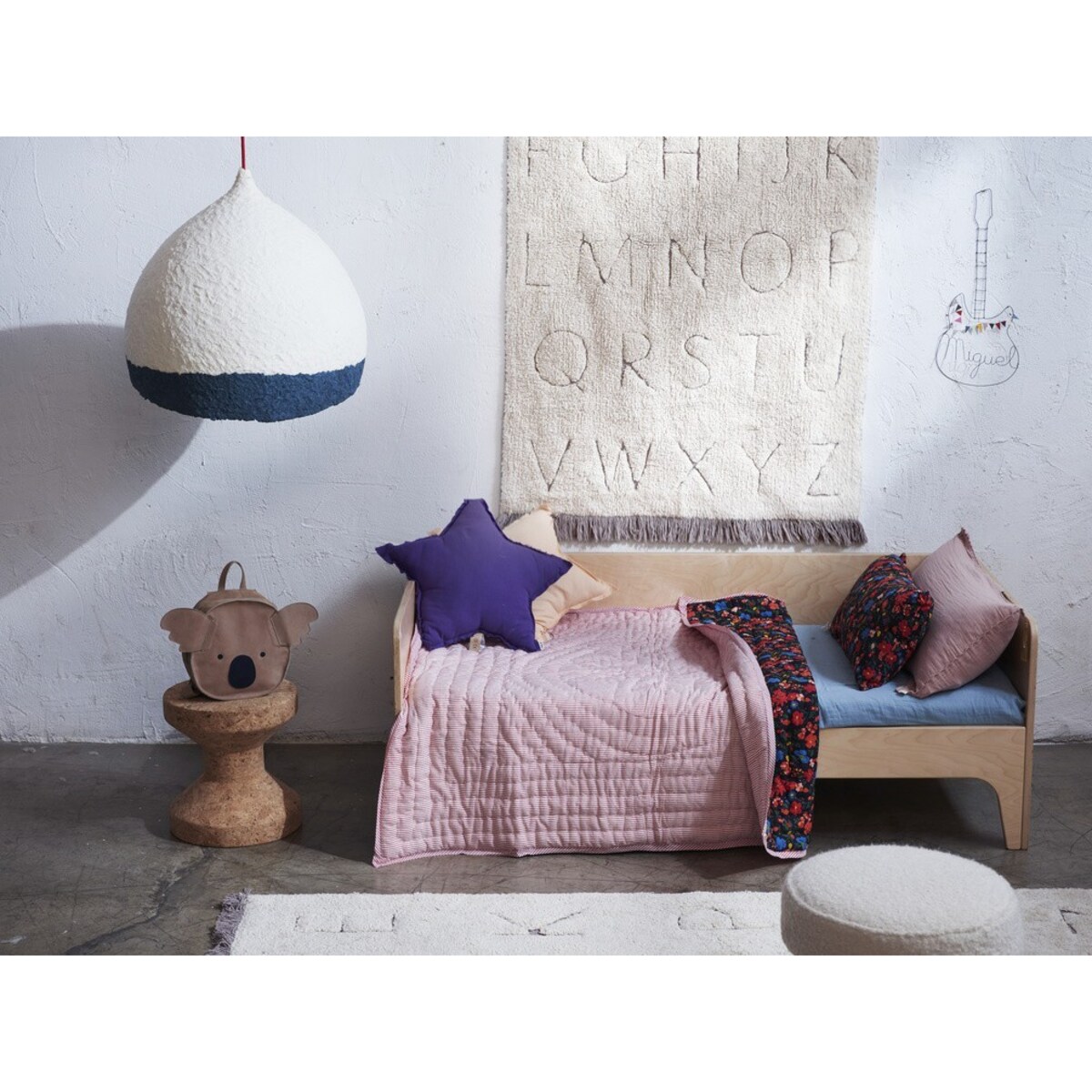 Dywan bawełniany RugCycled ABC 140x200 cm Lorena Canals