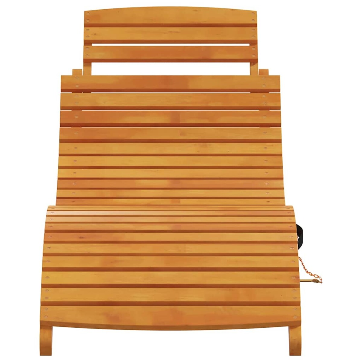 vidaXL Leżak 2 pcs Brązowy 55 x 184 x 64cm Lite drewno akacjowe