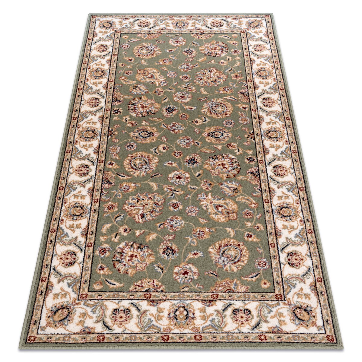Dywan NAIN Ornament, ramka 7338/51088 zielony 200x300 cm