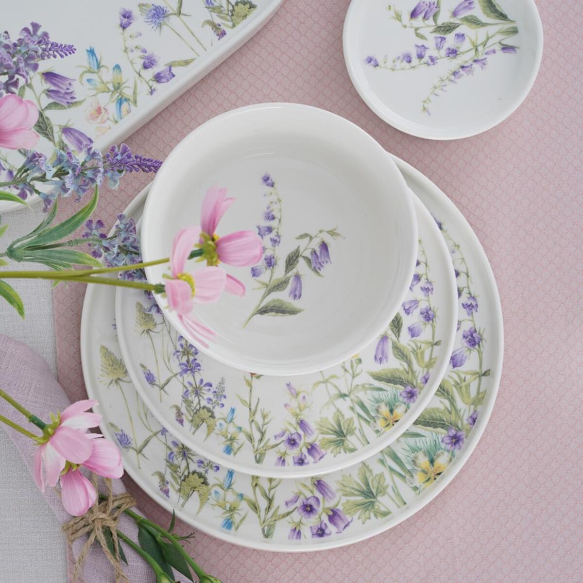 VILLA ITALIA Podstawka pod łyżkę porcelanowa VIOLA