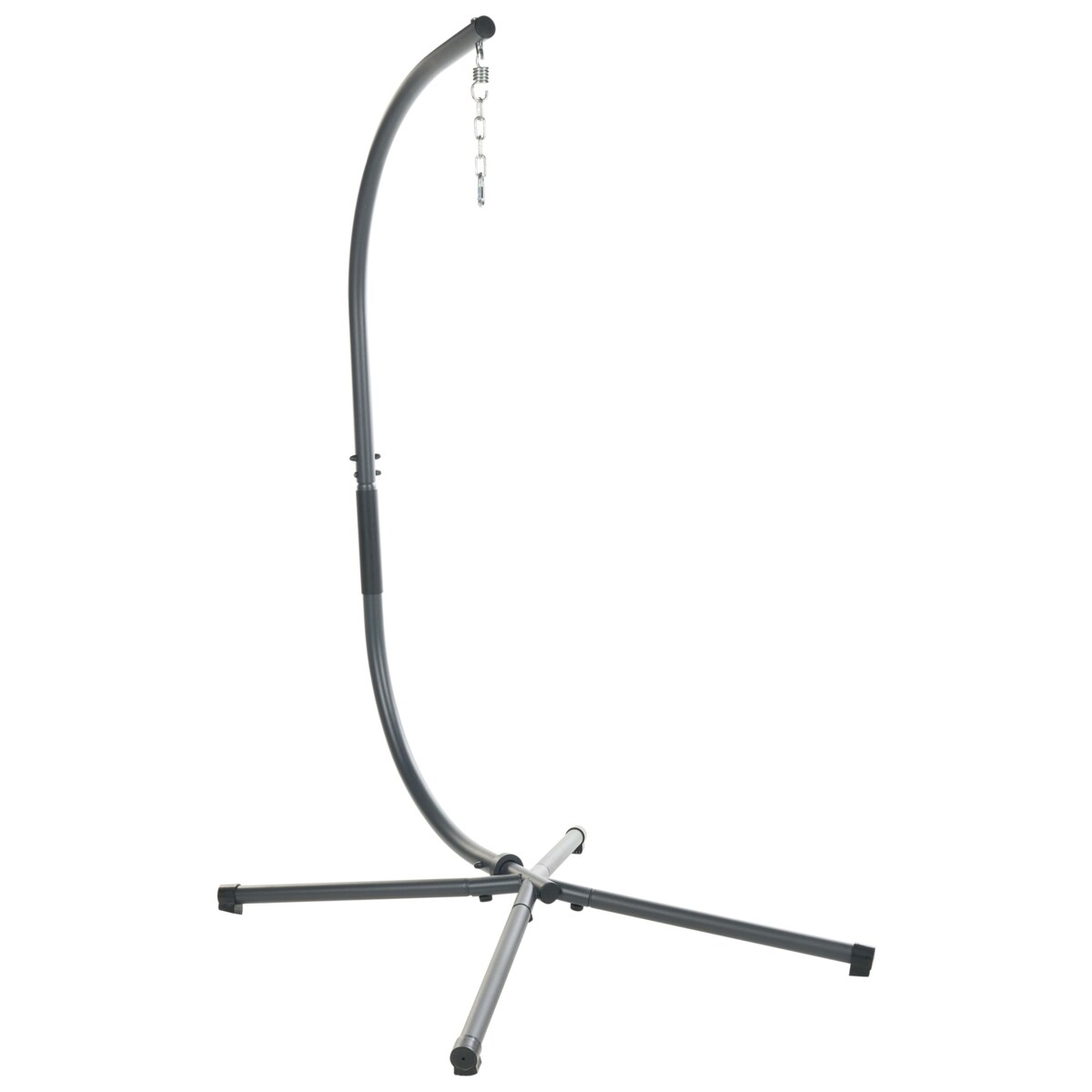 Fotel wiszący ze stojakiem AVEGNO  Ciemnoszary