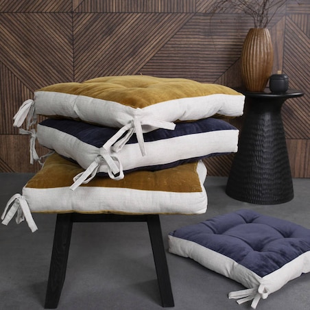 Poduszka do siedzenia na podłodze JAL, bawełniana, 38 x 38 cm