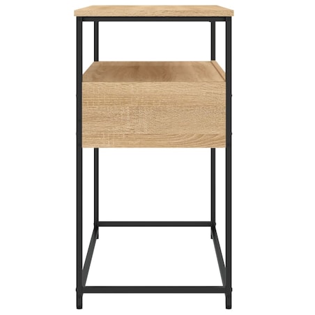 vidaXL Stolik konsolowy Sonoma Oak 75x40x75 cm Drewno konstrukcyjne