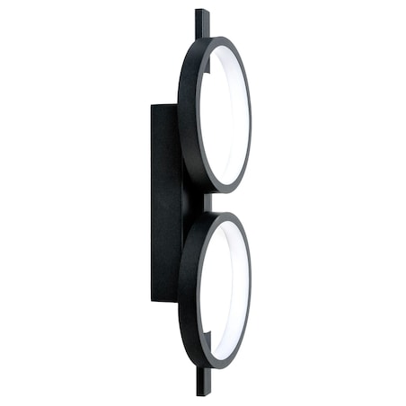 Kinkiet App1917-W Black Led Czarny, Metal, Tworzywo Sztuczne