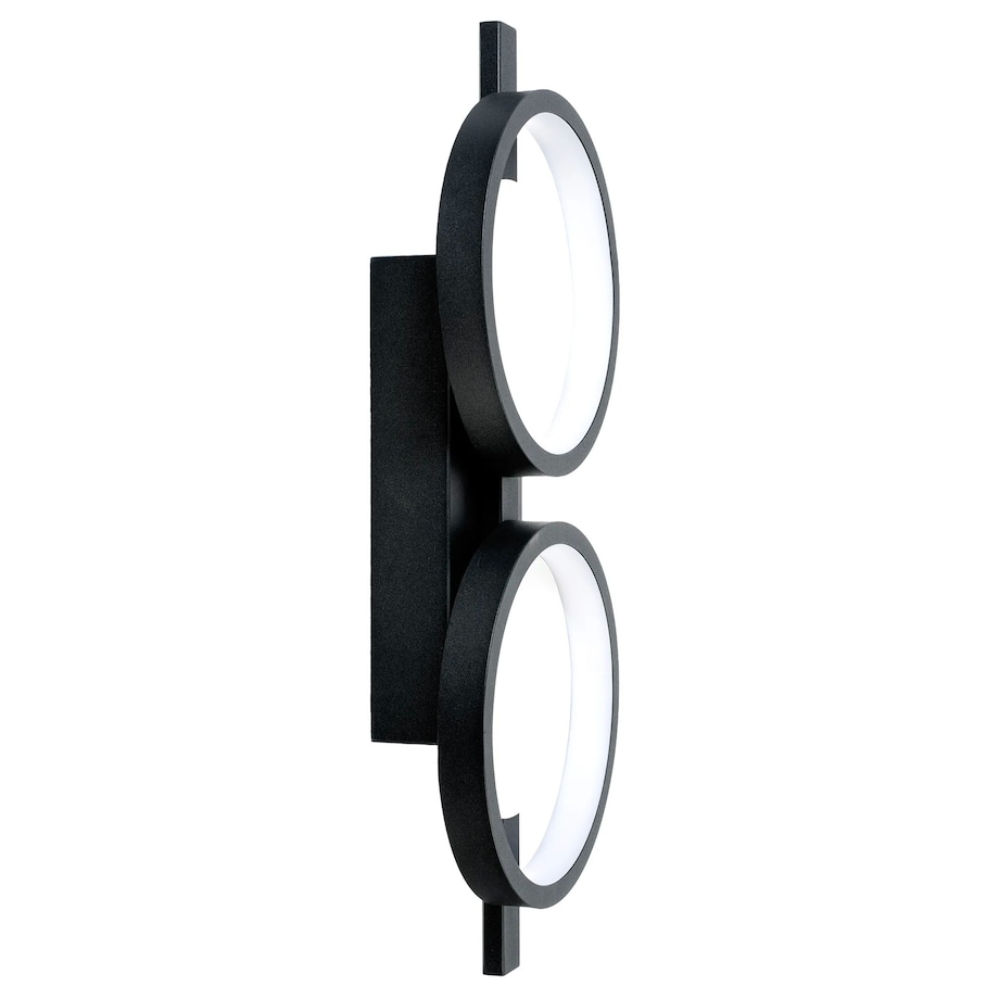 Kinkiet App1917-W Black Led Czarny, Metal, Tworzywo Sztuczne