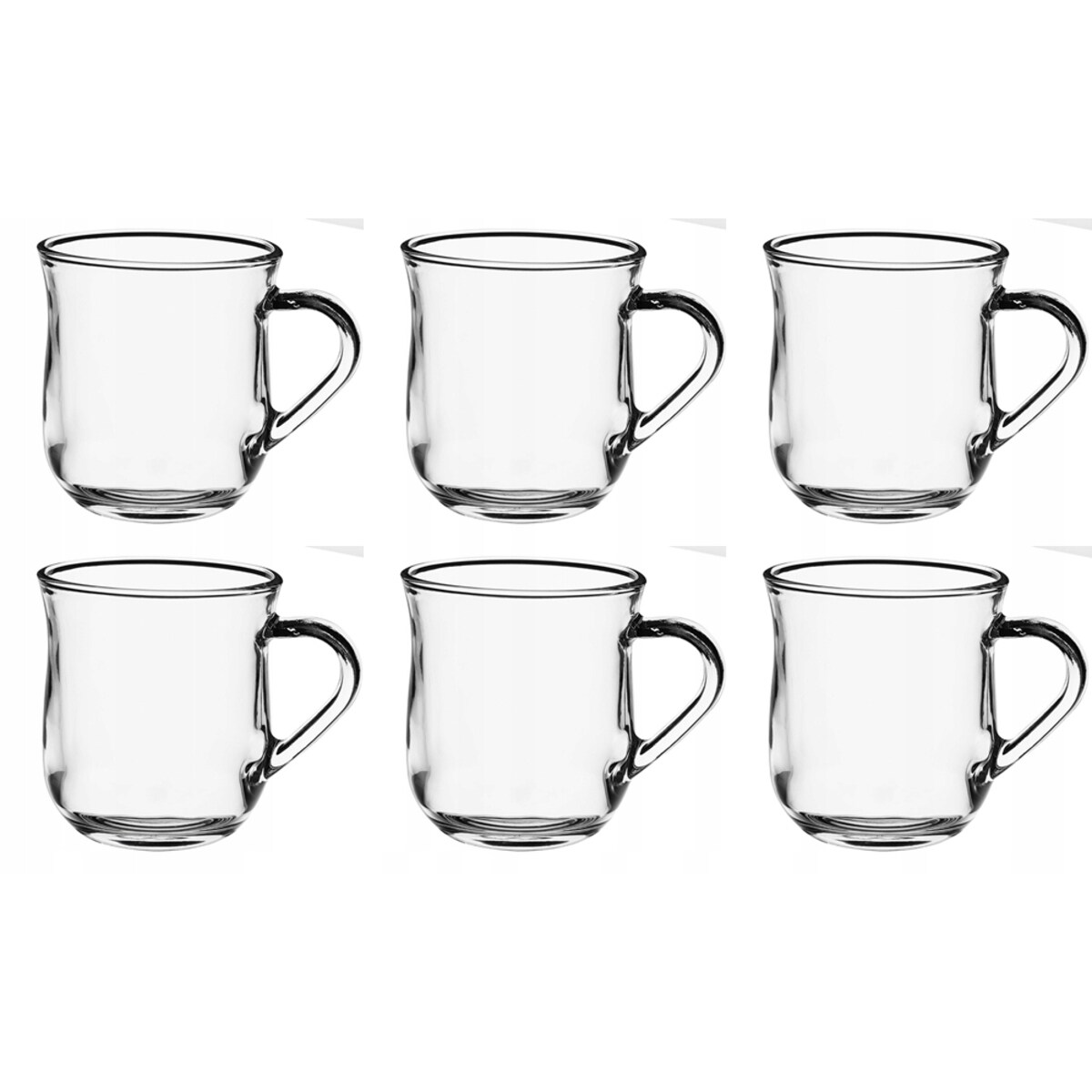 SZKLANKI KUBEK FILIŻANKA 6x 320 ml na kawę herbatę