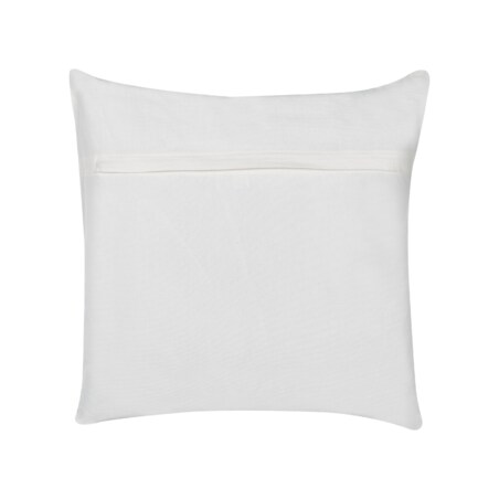 2 bawełniane poduszki dekoracyjne z motywem ptaków 45 x 45 cm białe DILLENIA