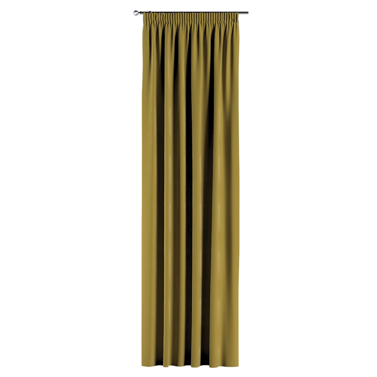 Zasłona na taśmie marszczącej 1 szt. 130x245 oliwkowy zielony