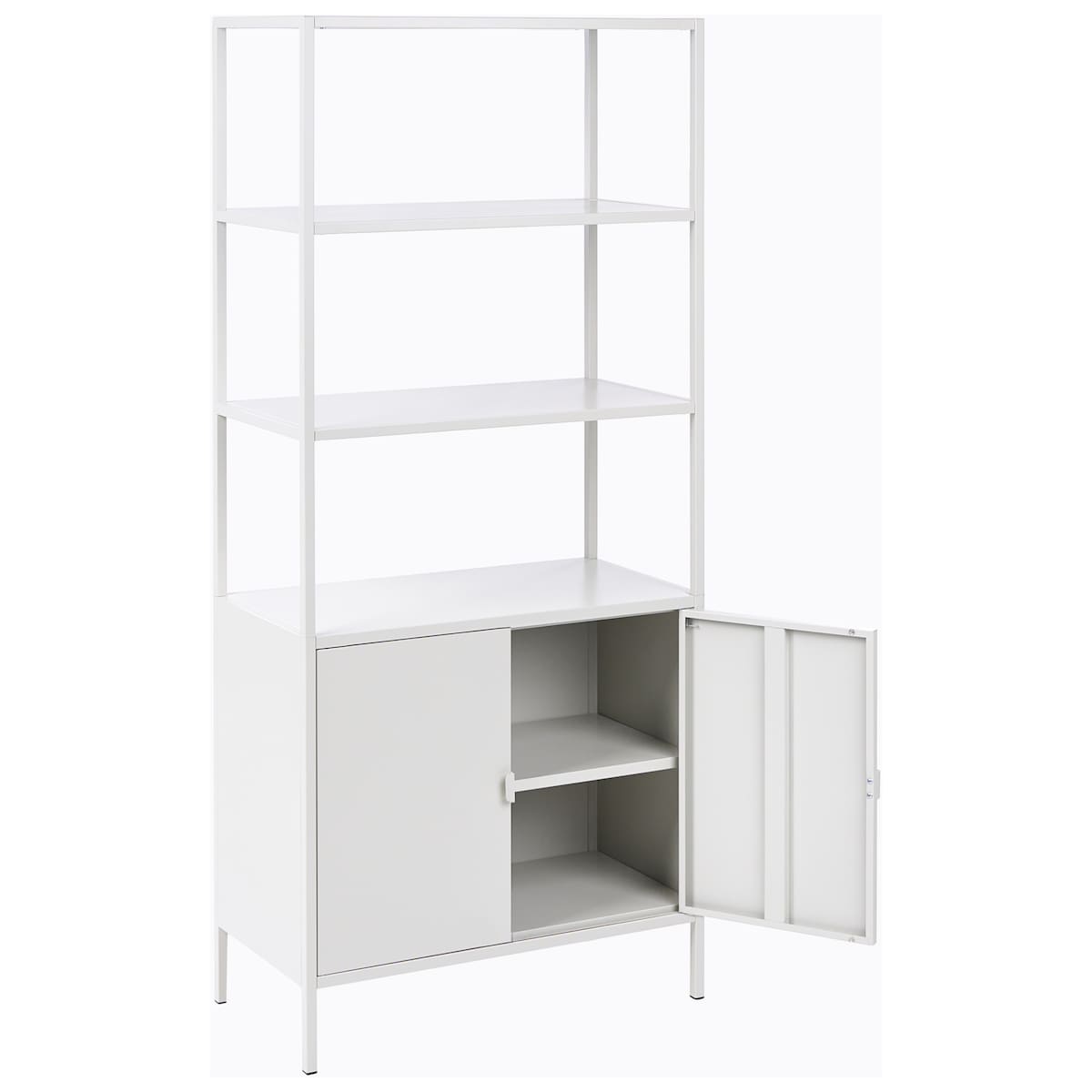 Szafka biurowa KAURI Metal Jasnoszary