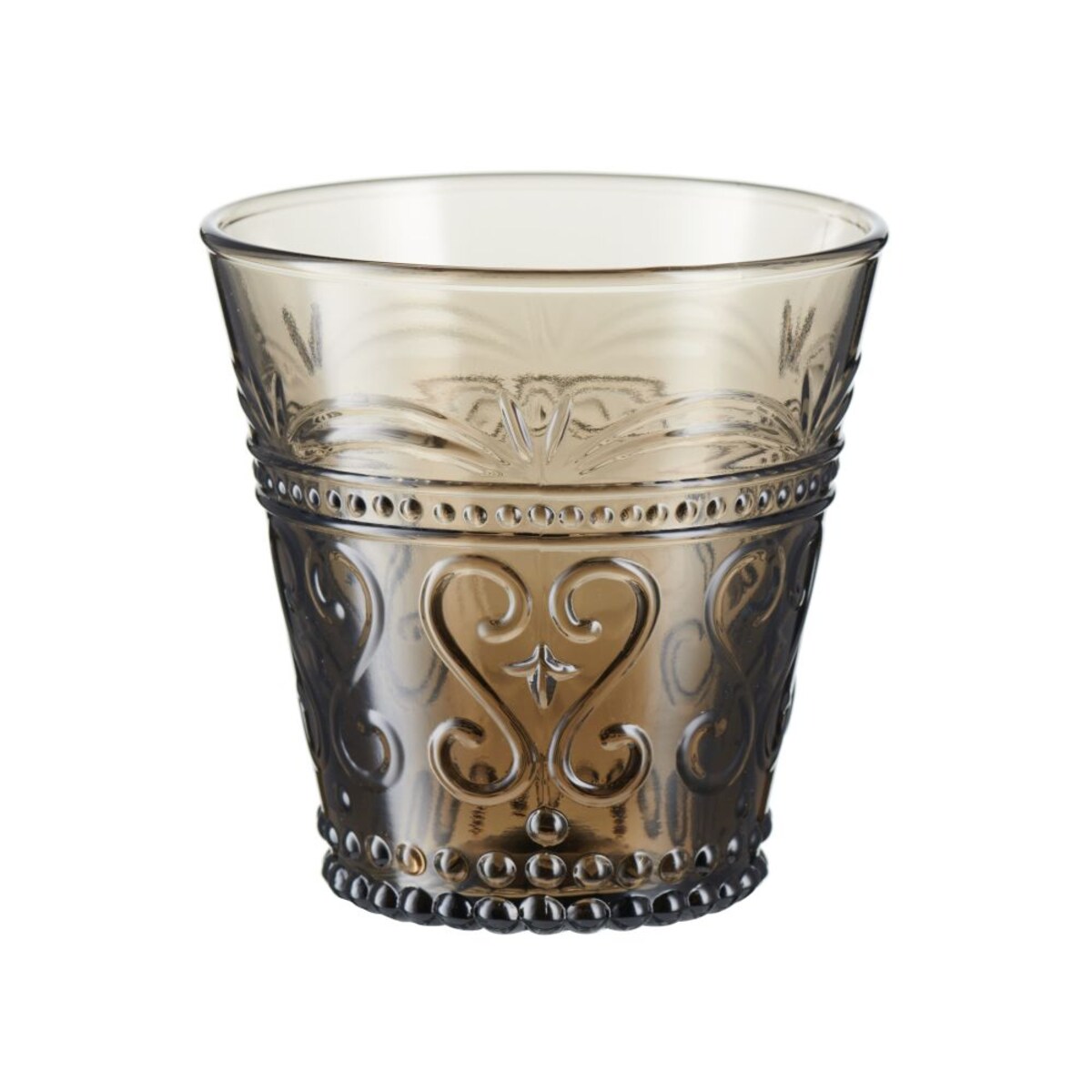 VILLA ITALIA Szklanka szara 250 ml 9 cm FIORINO