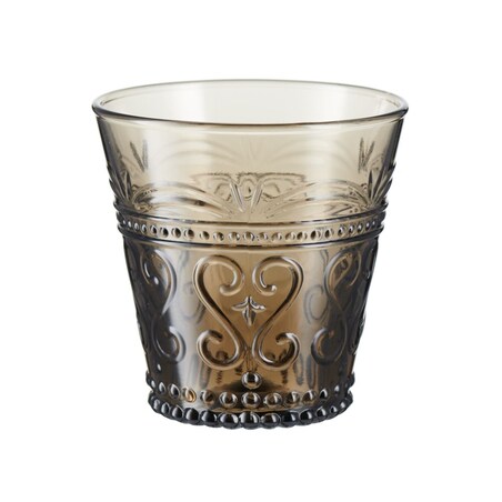 VILLA ITALIA Szklanka szara 250 ml 9 cm FIORINO