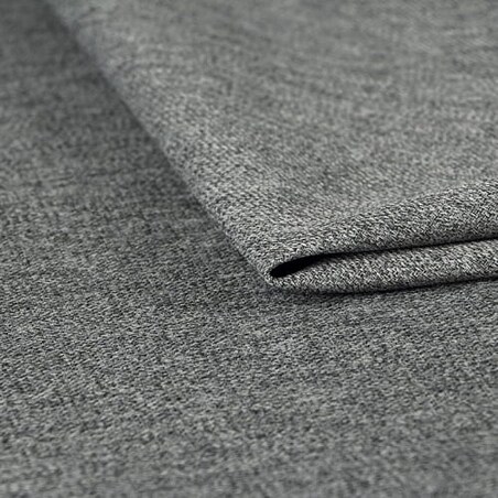 Łóżko tapicerowane 120x200 LUXO 1 drewniane nogi, tkanina Malmo- szare