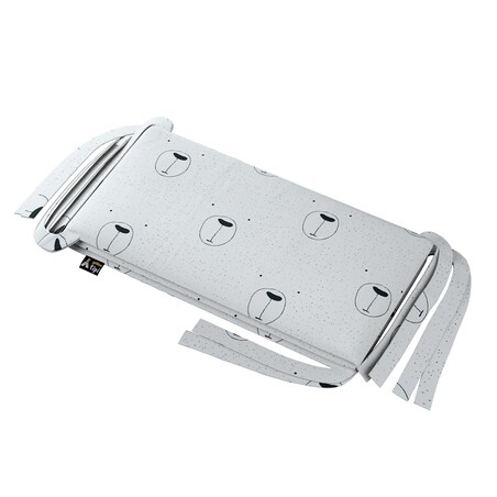 Ochraniacz do łóżeczka, ecru-czarny, 180x30cm, Magic Collection