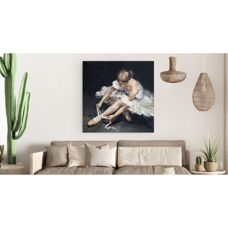 Obraz Na Płótnie BALETNICA Sztuka Taniec Balet 80x80cm