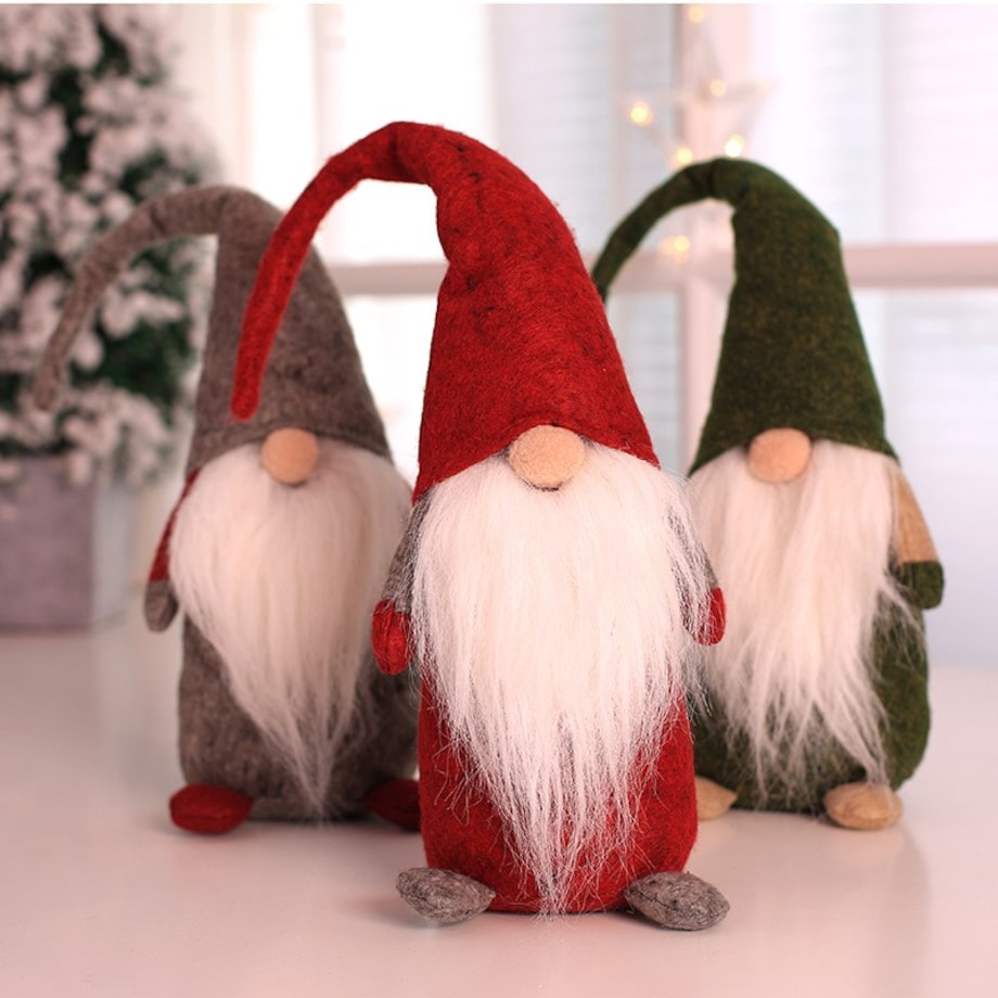 Skrzat Krasnal Mikołaj Gnom Świąteczny Duży 45Cm