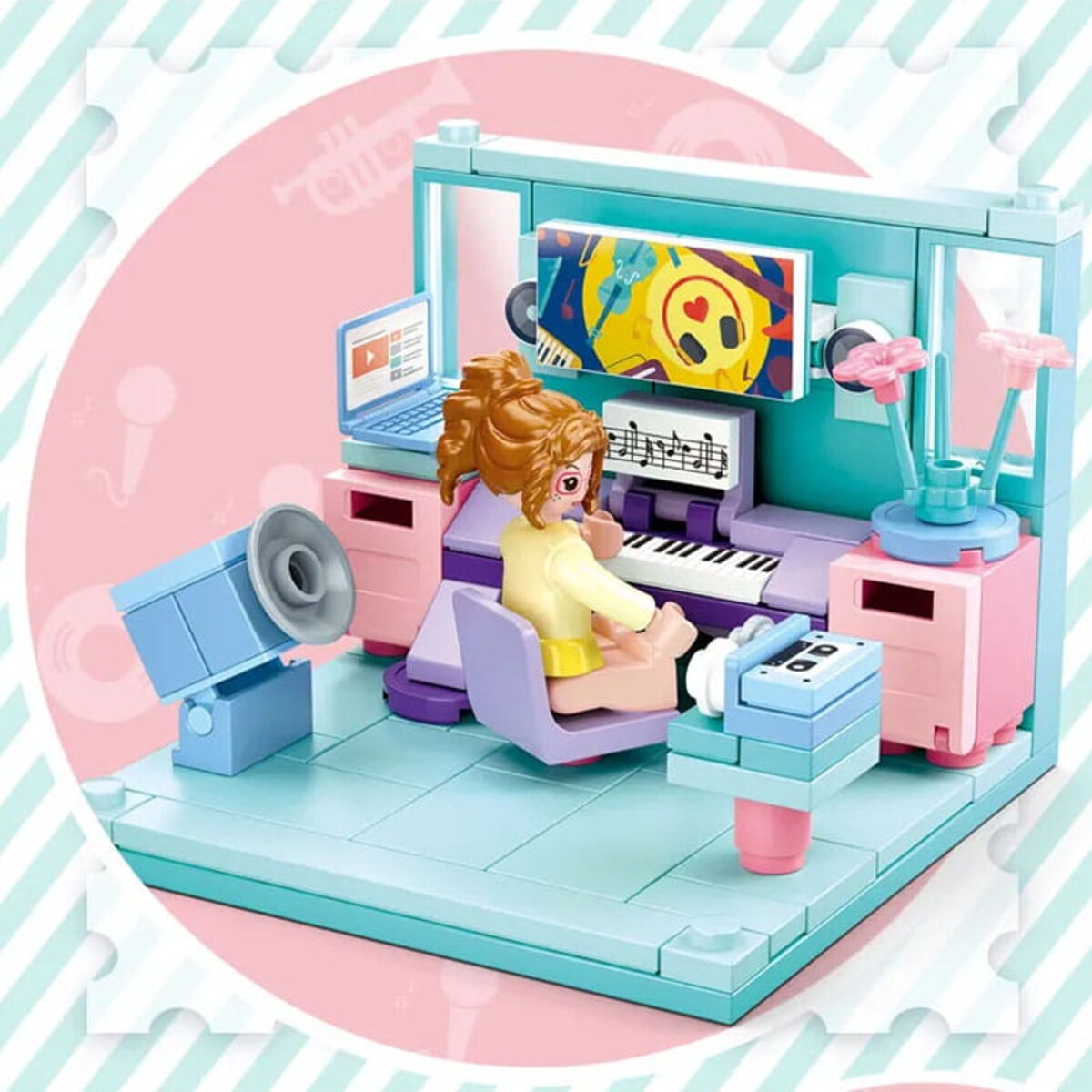 KEYBOARD - mini pokoik klocki - Sluban - 116 elementów