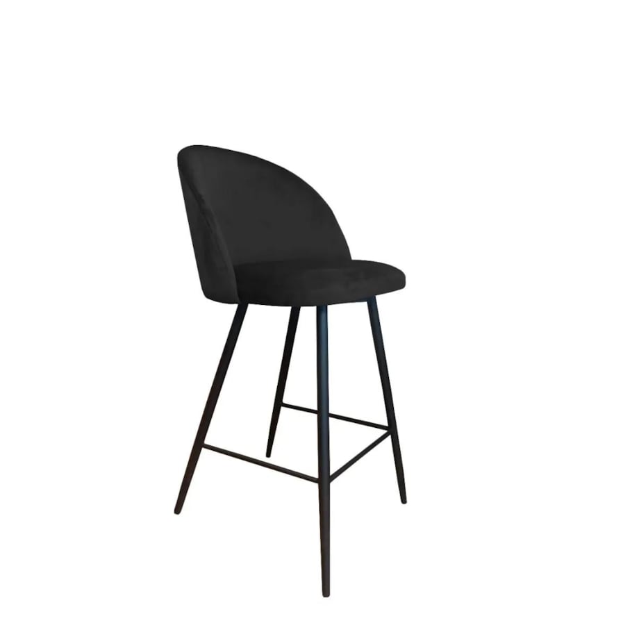 Hoker niski CLAUDINE VELVET czarny