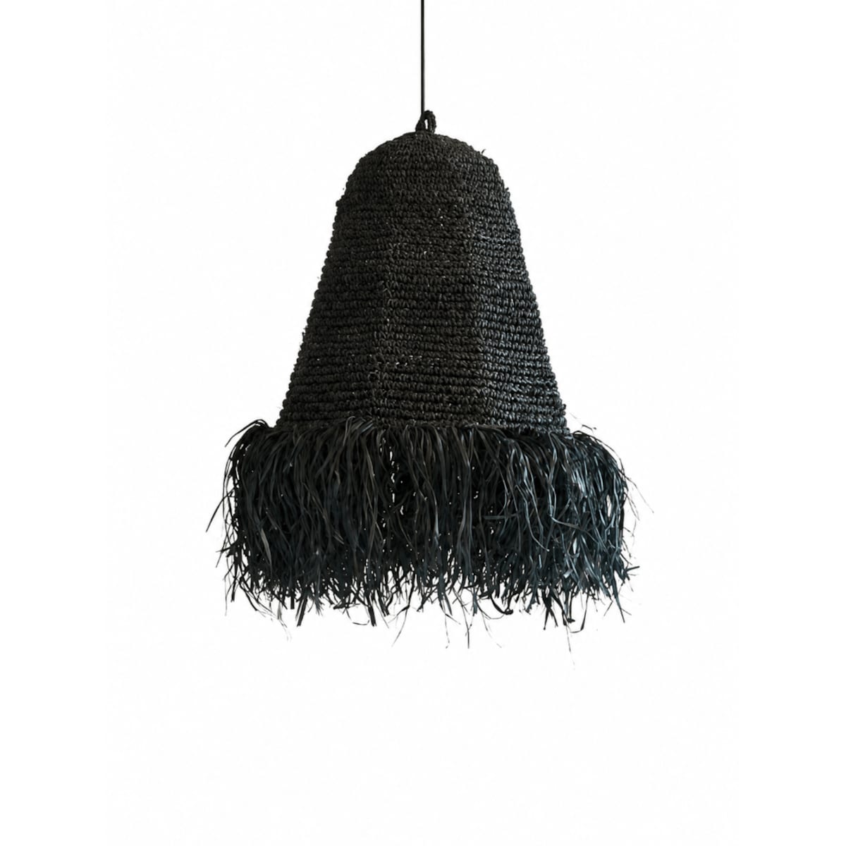 Lampa wisząca Rumbai czarna M Monnarita