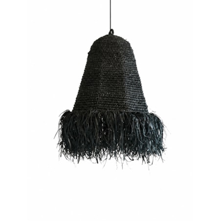 Lampa wisząca Rumbai czarna M Monnarita