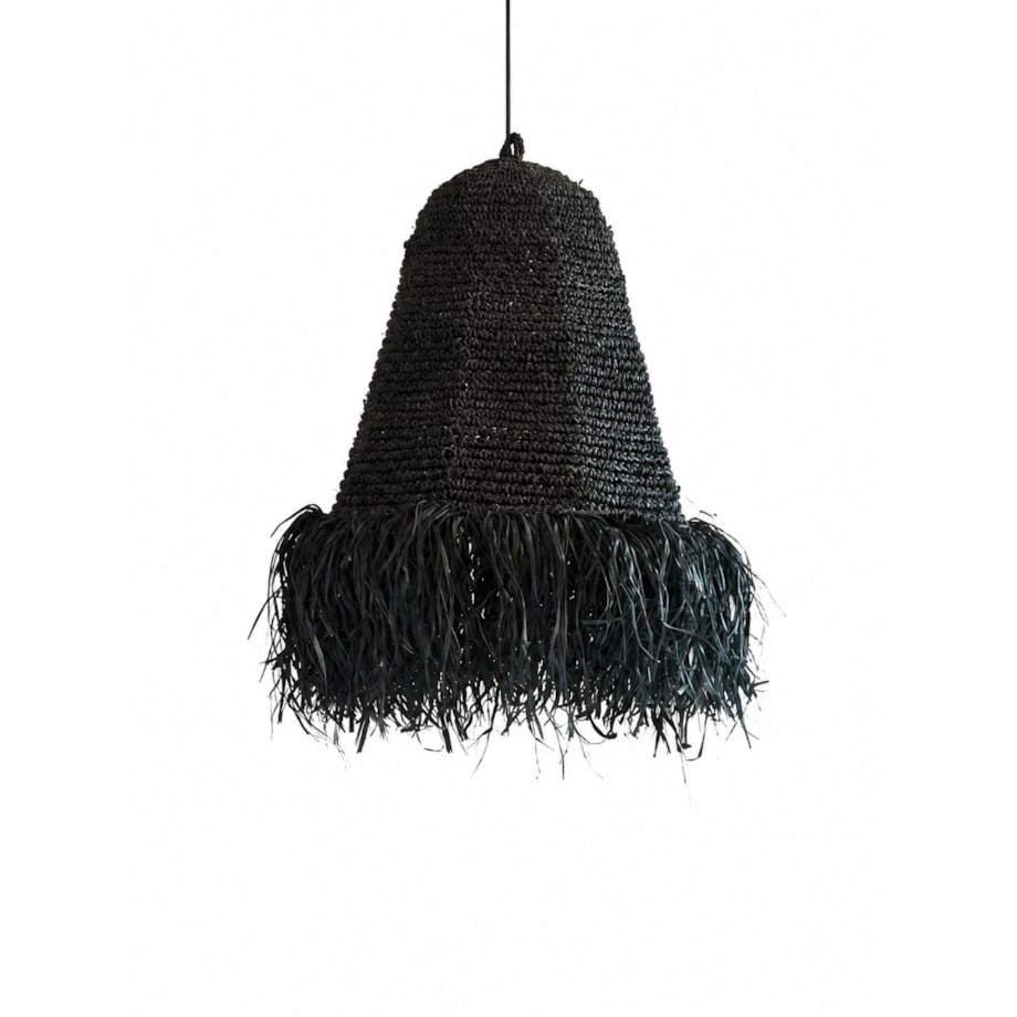 Lampa wisząca Rumbai czarna M Monnarita
