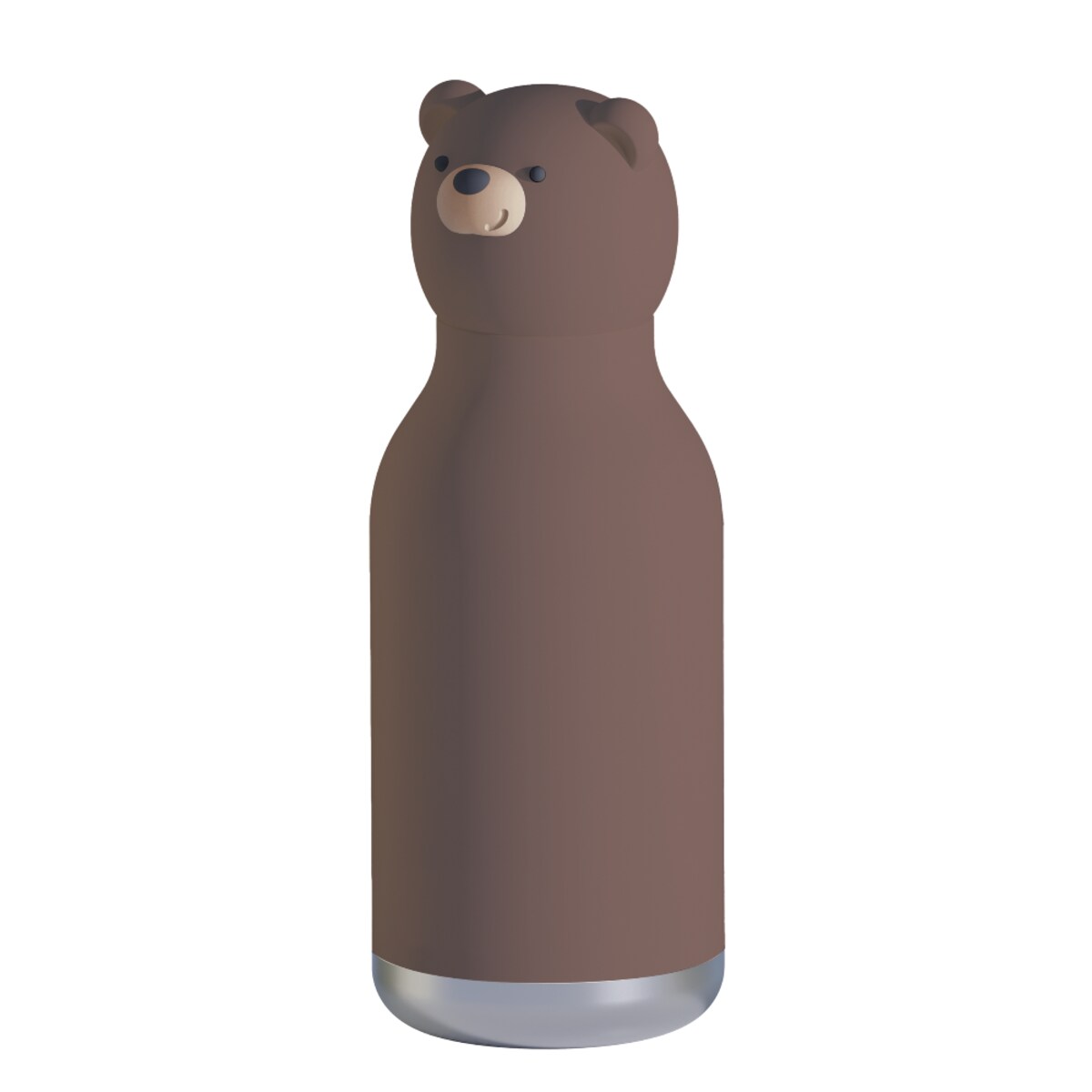 ASOBU BESTIE BOTTLE butelka termiczna dla dziecka, Brown Bear