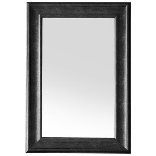 Lustro ścienne 60 x 90 cm czarne LUNEL