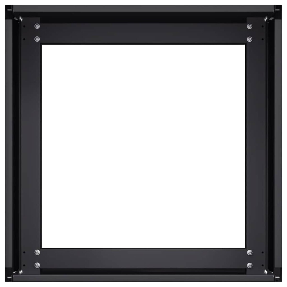 vidaXL Doniczka Czarna 40x40x30 cm Stalowa