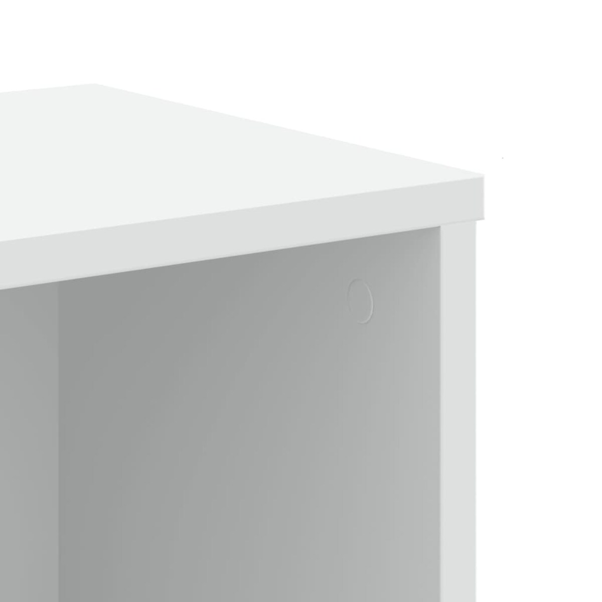 vidaXL Regał, biały, 50x25x105 cm, materiał drewnopochodny