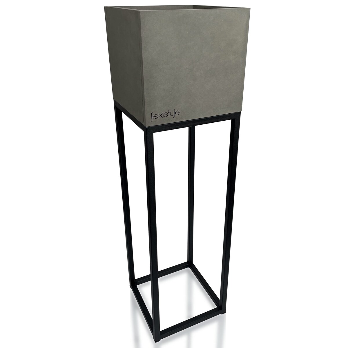 Kwietnik LOFT FIORINOszary 22x22x80 cm