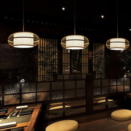 Lampa wisząca nauralna Boho 50cm APP1632-1CP