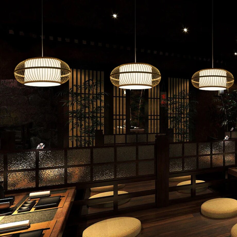 Lampa wisząca nauralna Boho 50cm APP1632-1CP