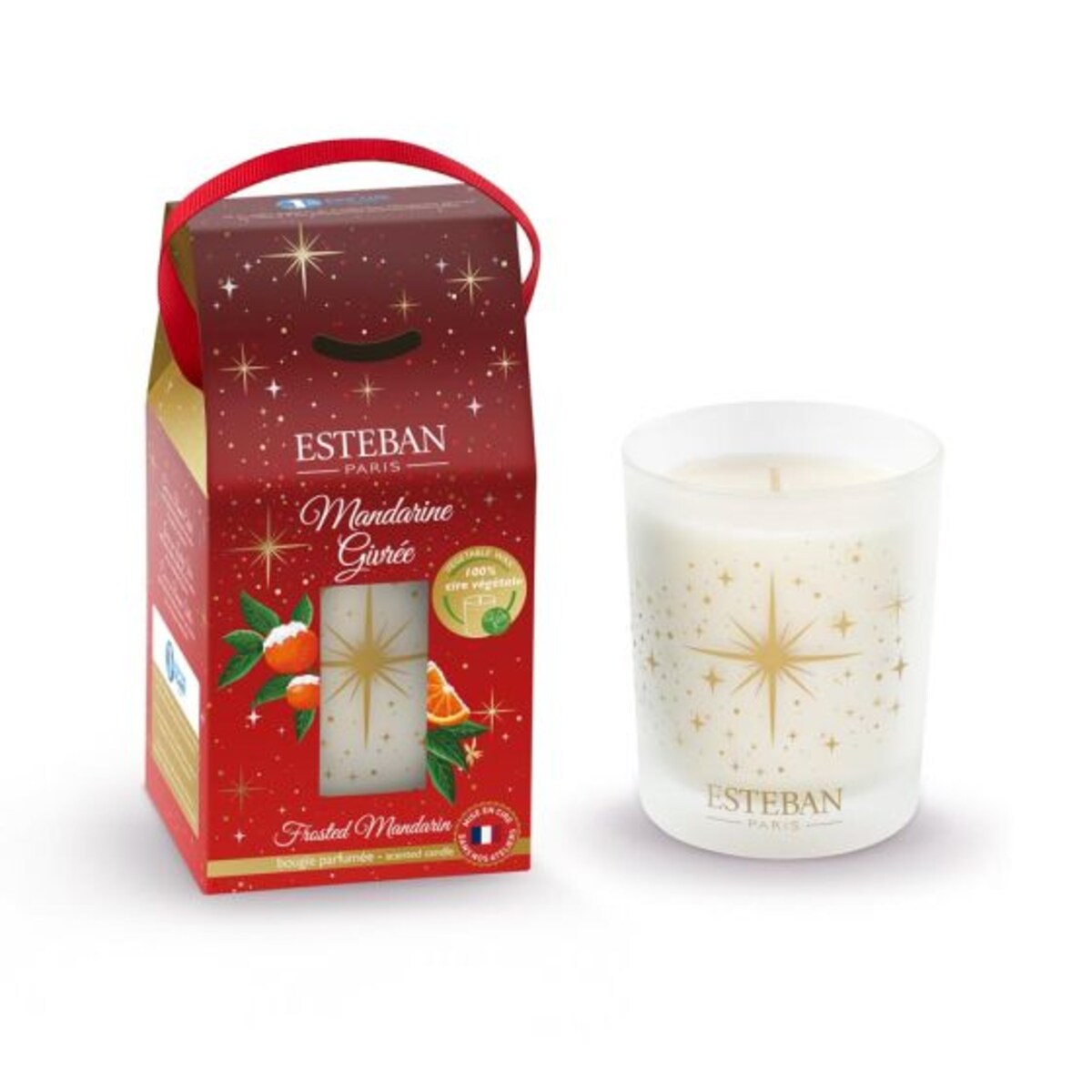 Świeca zapachowa 180 g Frosted Mandarin 2024 Esteban