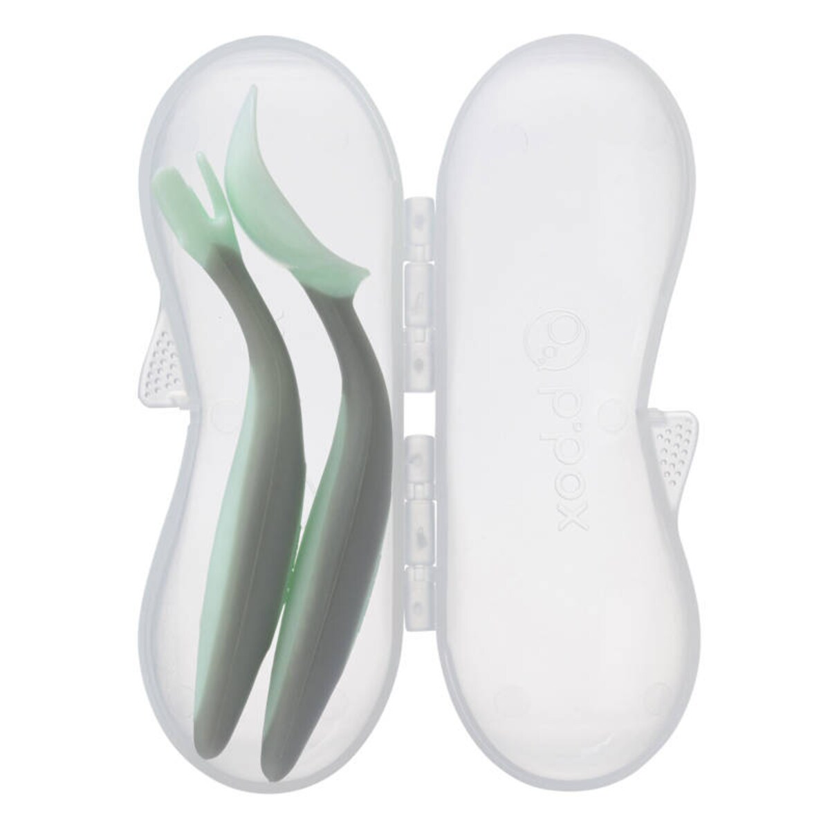 Sztućce dla niemowląt i dzieci do nauki jedzenia Gelato Pistachio, b.box