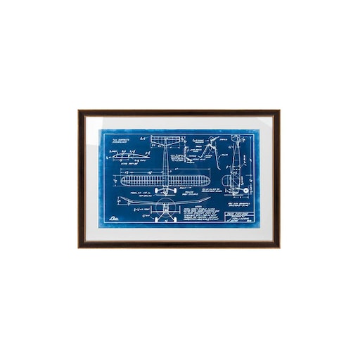 Obraz MECHANICAL PLANE 3 90 x 62 cm