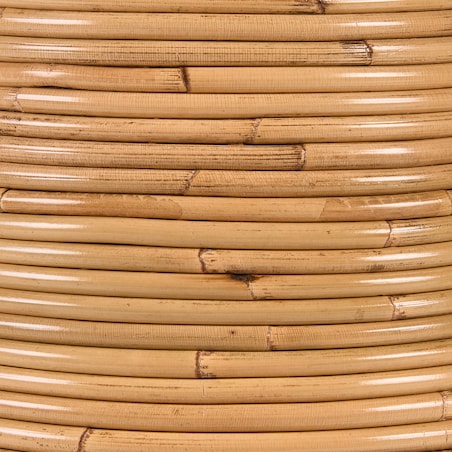 Wazon dekoracyjny NIDRI Rattan 70 cm Naturalny