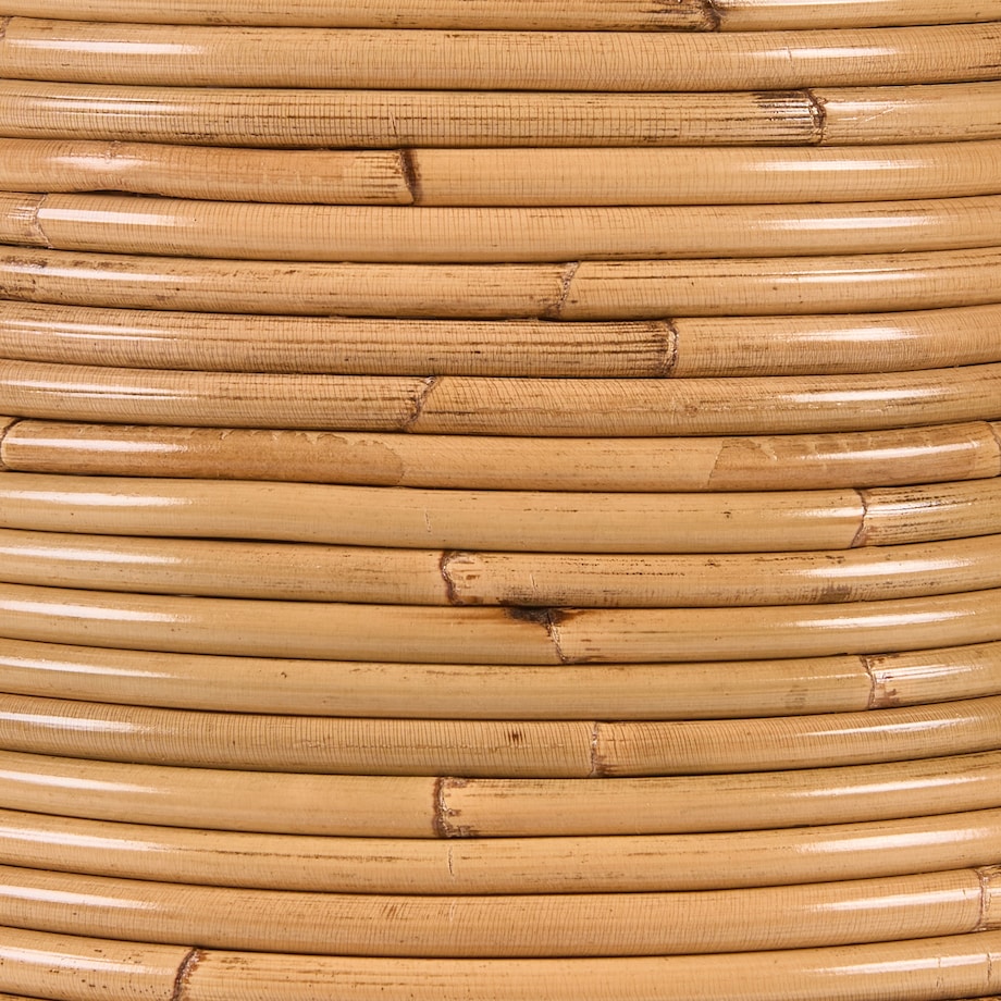 Wazon dekoracyjny NIDRI Rattan 70 cm Naturalny
