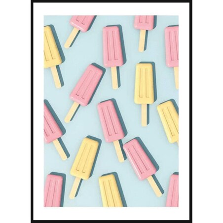 Poster Story, Plakat, Obraz - Pastelowe Lody, wymiary 60 x 84 cm