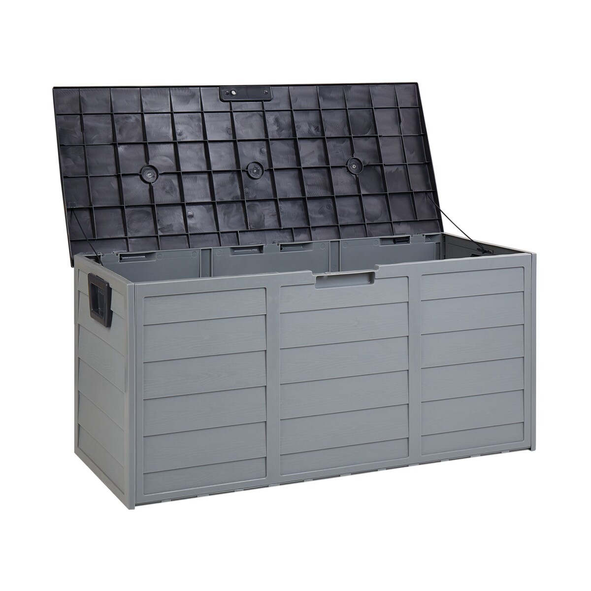 Skrzynia ogrodowa 112 x 50 cm szara LOCARNO