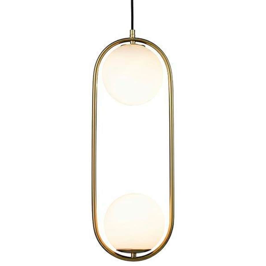 Kulista lampa wisząca Aurelia Twin MSE010100303 złota